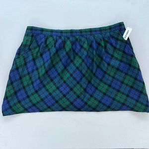 Old Navy Plaid Wool Skirt